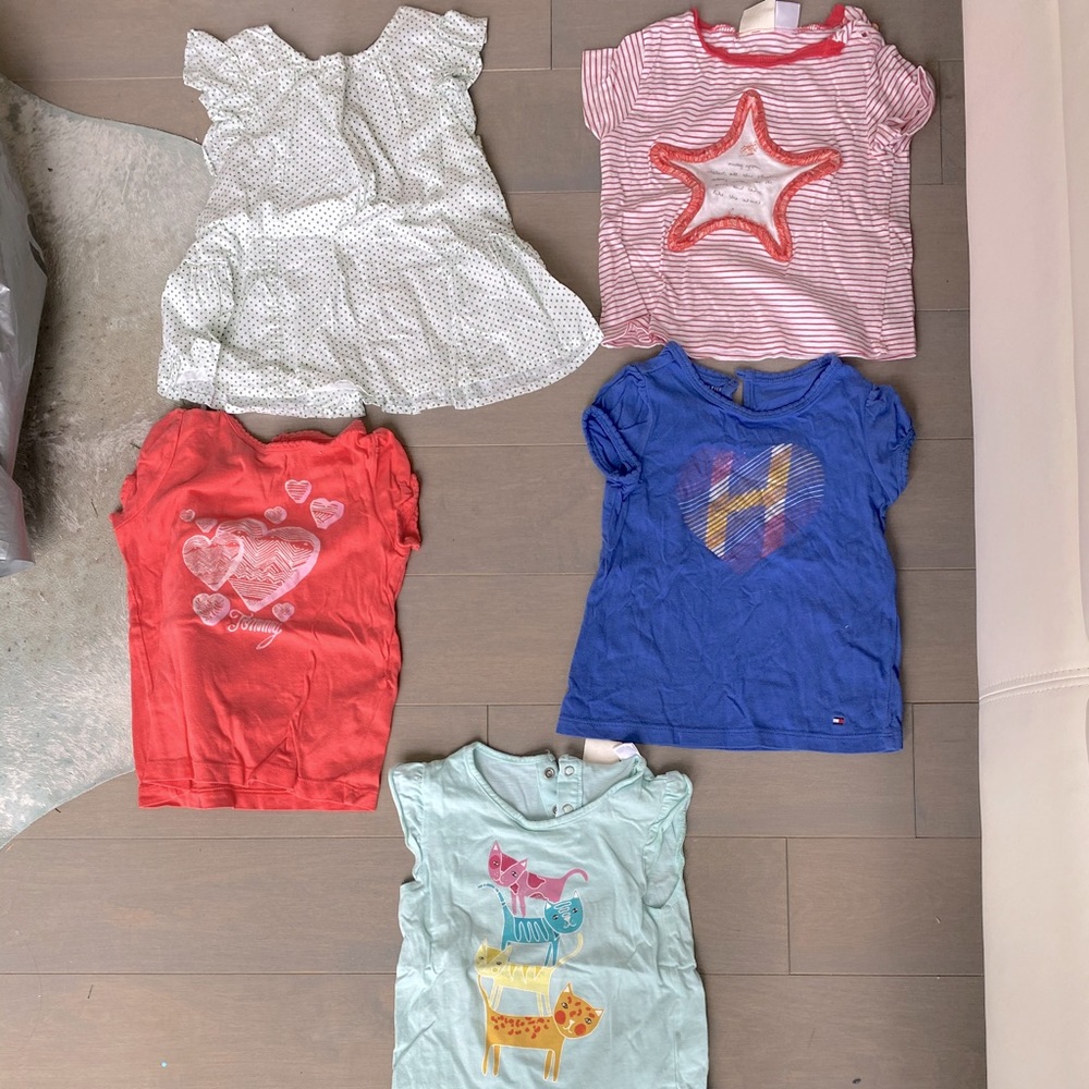 12-18mths baby girl tops